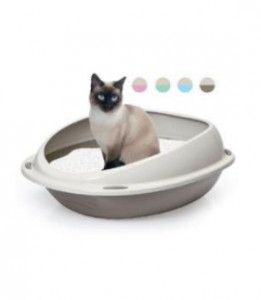WC kočka Shuttle s okrajem, 57cm, různé barvy
